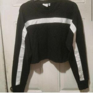 Good American Warm Up Cropped Pullover